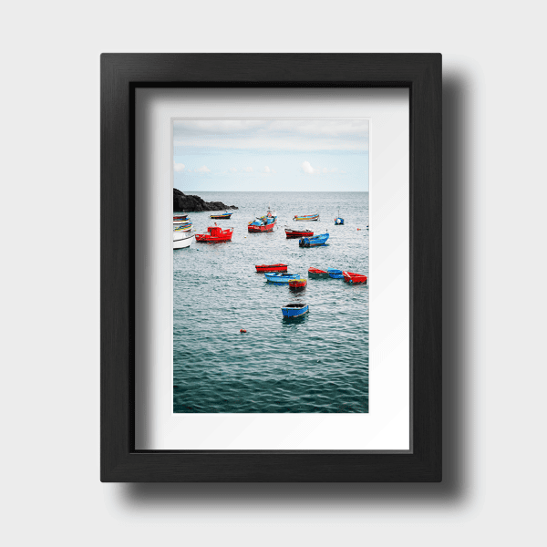 Tirage Photo de Madère "Barques de pêcheurs de Câmara de Lobos" - Madère - The Artistic Way