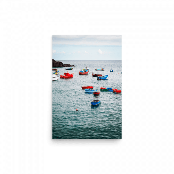Tirage Photo de Madère "Barques de pêcheurs de Câmara de Lobos" - Madère - The Artistic Way
