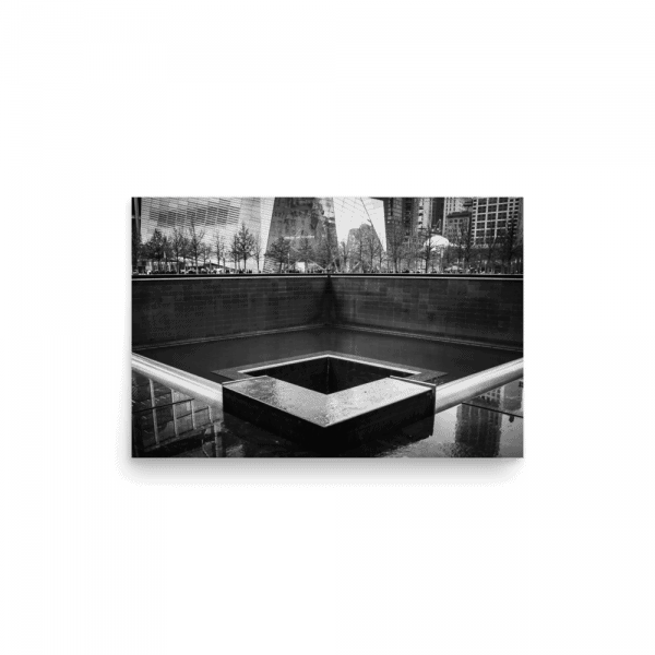 Tirage photo de New York "B&W Ground Zero" - NY - The Artistic Way