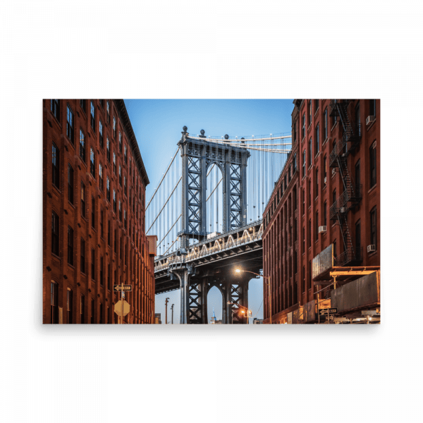 Tirage Photo de New York "Dumbo - Manhattan Bridge from Brooklyn" - NYC - The Artistic Way