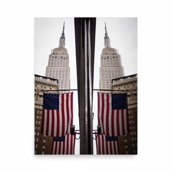 Tirage photo de New York "Empire Reflection" - NY - The Artistic Way