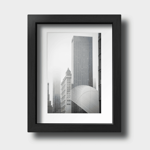 Tirage photo de New York "Misty Wall Street" - NY - The Artistic Way