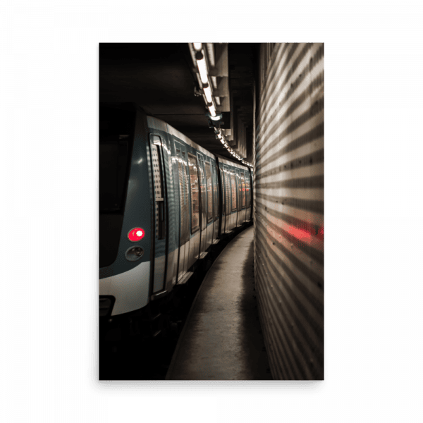 Tirage photo de Paris "Modern Parisian Metro" - Paris - The Artistic Way