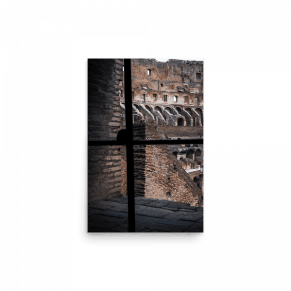 Tirage Photo de Rome "Window on the interior of the Colosseum" - Rome - The Artistic Way