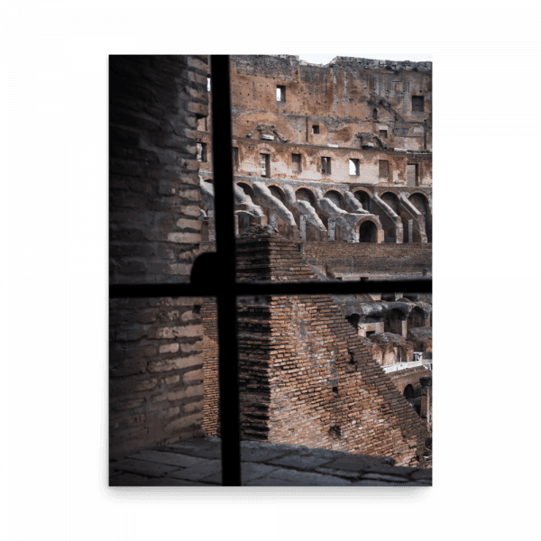 Tirage Photo de Rome "Window on the interior of the Colosseum" - Rome - The Artistic Way