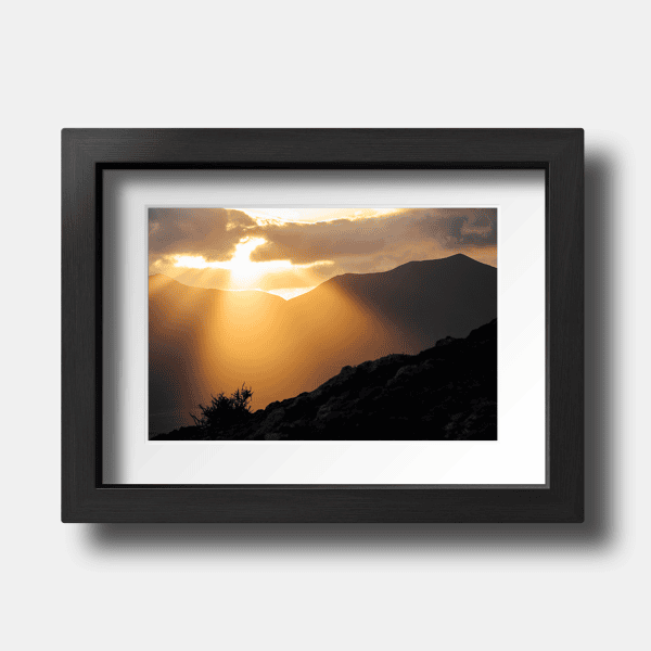Tirage photo de Lanzarote "Divine sunrise over the volcanoes" - Îles Canaries - The Artistic Way