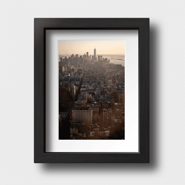 Tirage photo de New York "Big Apple Sunset" - NY - The Artistic Way