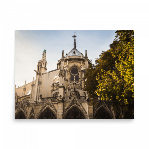 Tirage photo de Paris "Back of Notre-Dame" - Paris - The Artistic Way