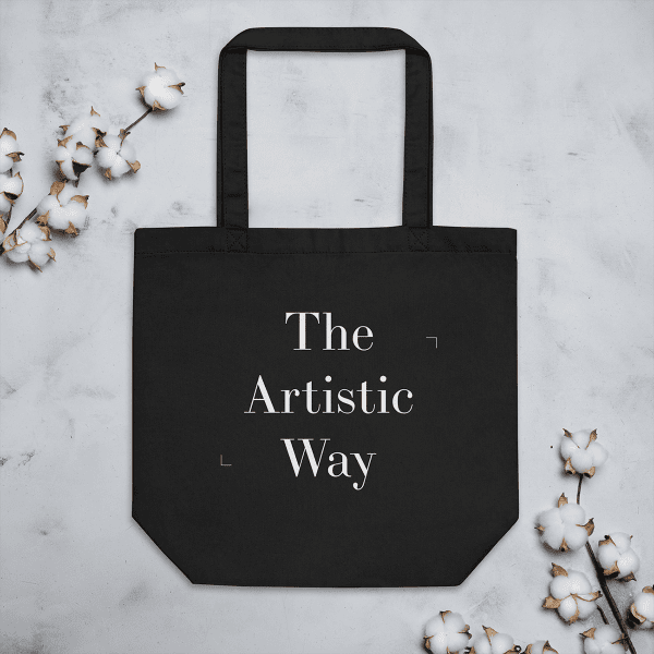 Eco Tote Bag Noir - The Artistic Way